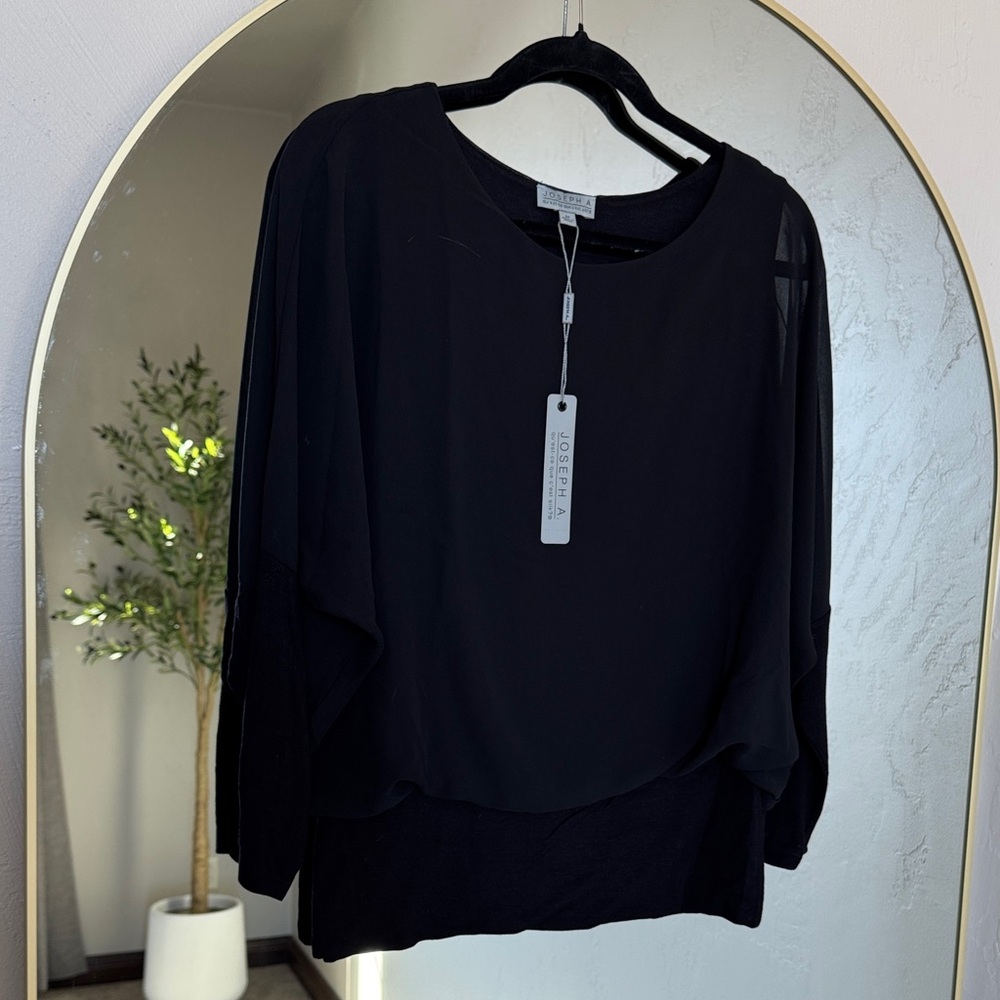 Joseph A Black Women's Blouse